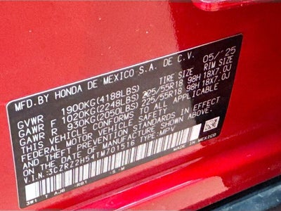 2026 Honda HR-V Sport