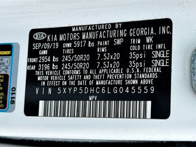 2020 Kia Telluride SX