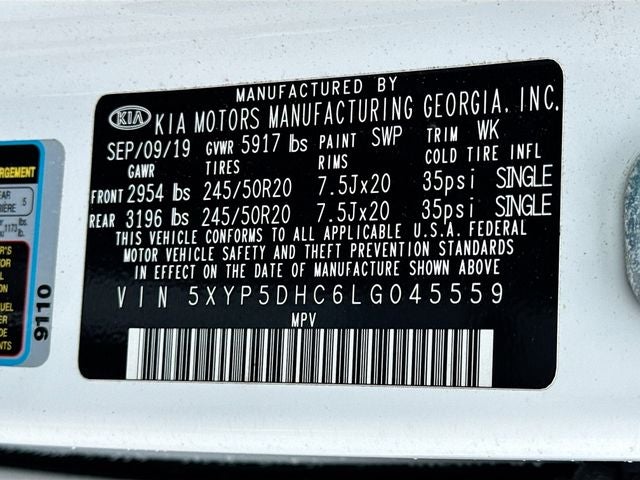 2020 Kia Telluride SX