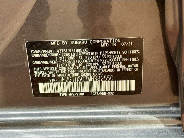 2021 Subaru Crosstrek Sport