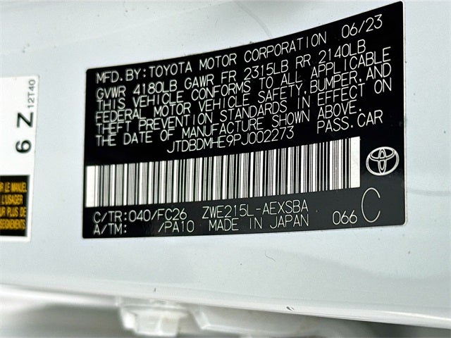 2023 Toyota Corolla Hybrid SE