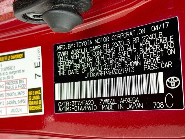 2017 Toyota Prius Prime Plus