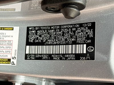 2023 Lexus UX 250h F SPORT Handling