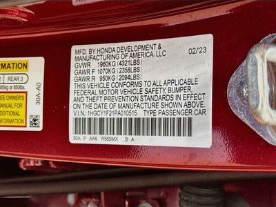 2023 Honda Accord LX