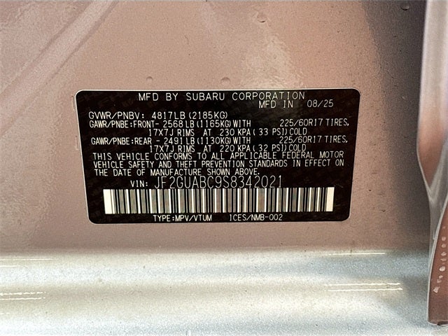 2025 Subaru Crosstrek Base