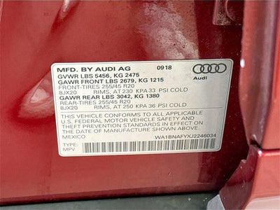 2018 Audi Q5 2.0T quattro