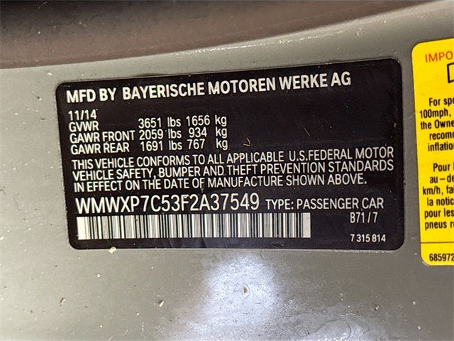 2015 MINI Hardtop 2 Door Cooper S