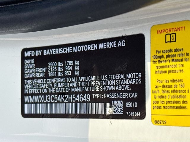 2019 MINI HARDTOP 4 DOOR Cooper S