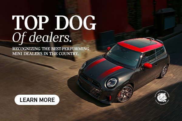 MINI of Peabody is a Top Dog Dealer